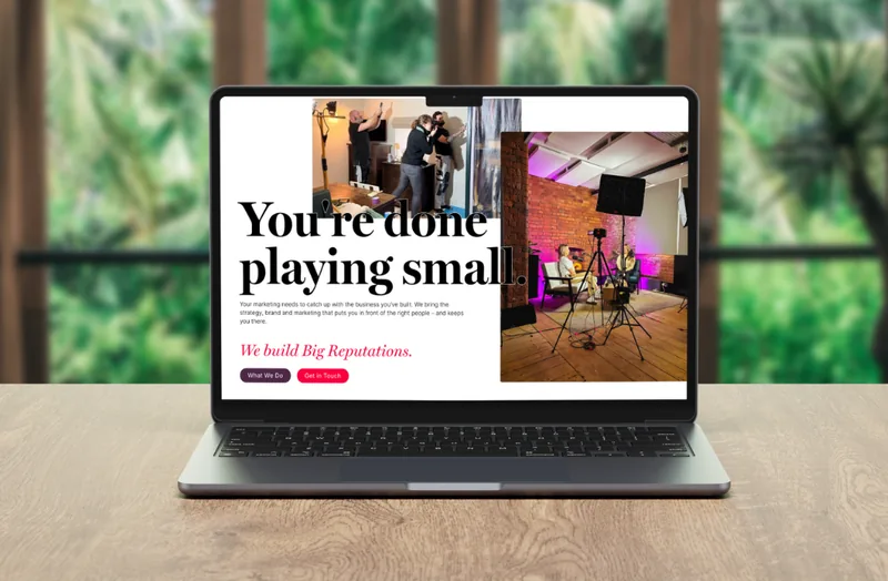The Big Reputation website