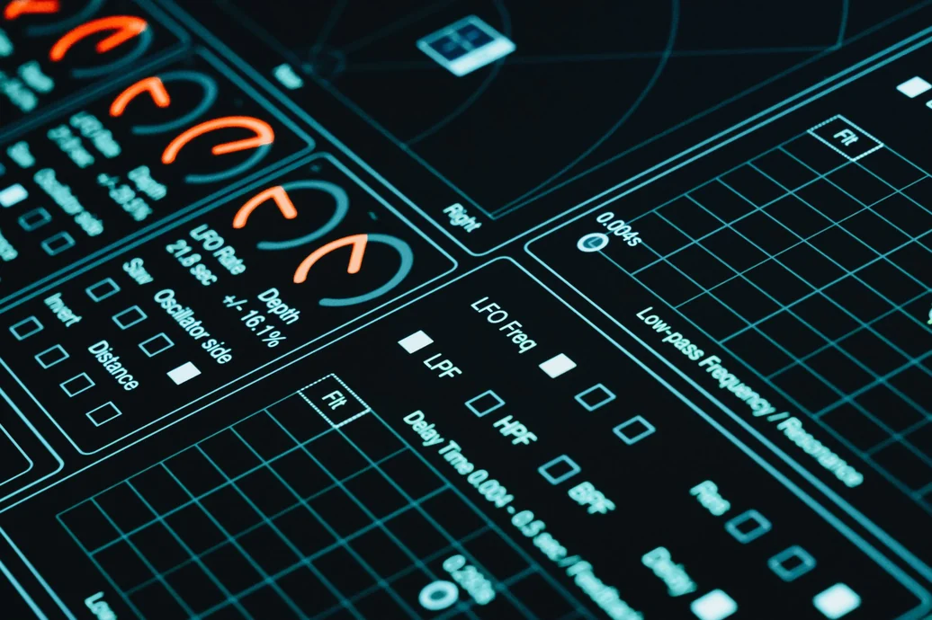 Software interface on a device screen